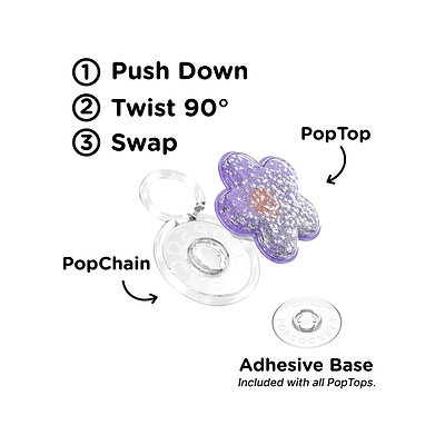 Secondary image for hover Tidepool Squishy Daisy Lavender &mdash; PopTop